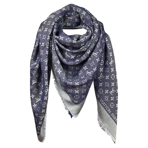 louis vuitton scarf mens blue|Louis Vuitton head scarf price.